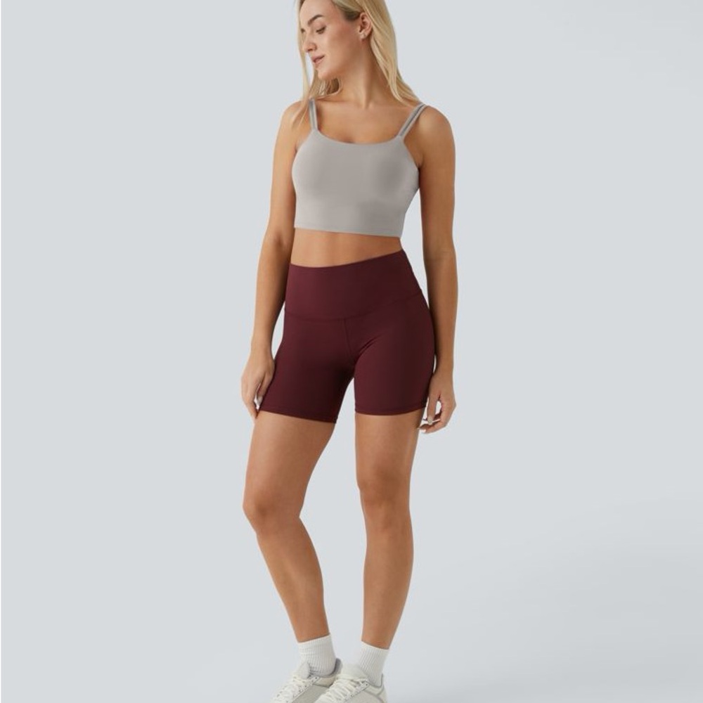 HALARA Double Straps Cropped Yoga Tank Top